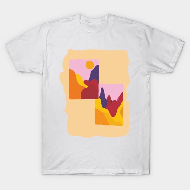 Desert mountains T-Shirt by Nada's corner